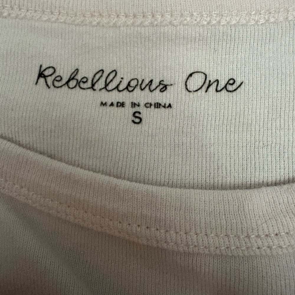 Rebellious One Soft Cream Tee